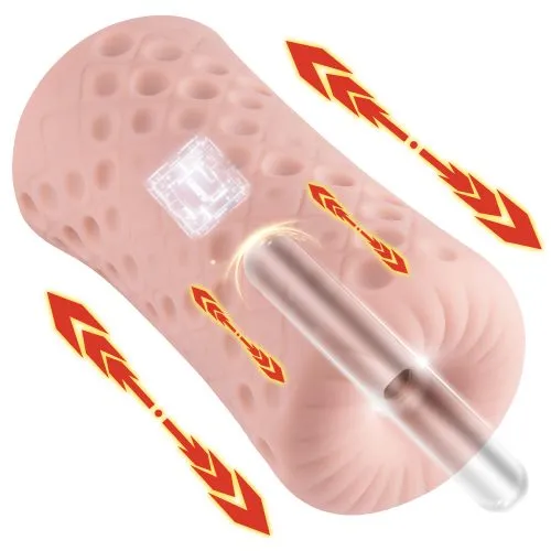 Auto Vibrating Sleeve - Pocket Pussy Stroker